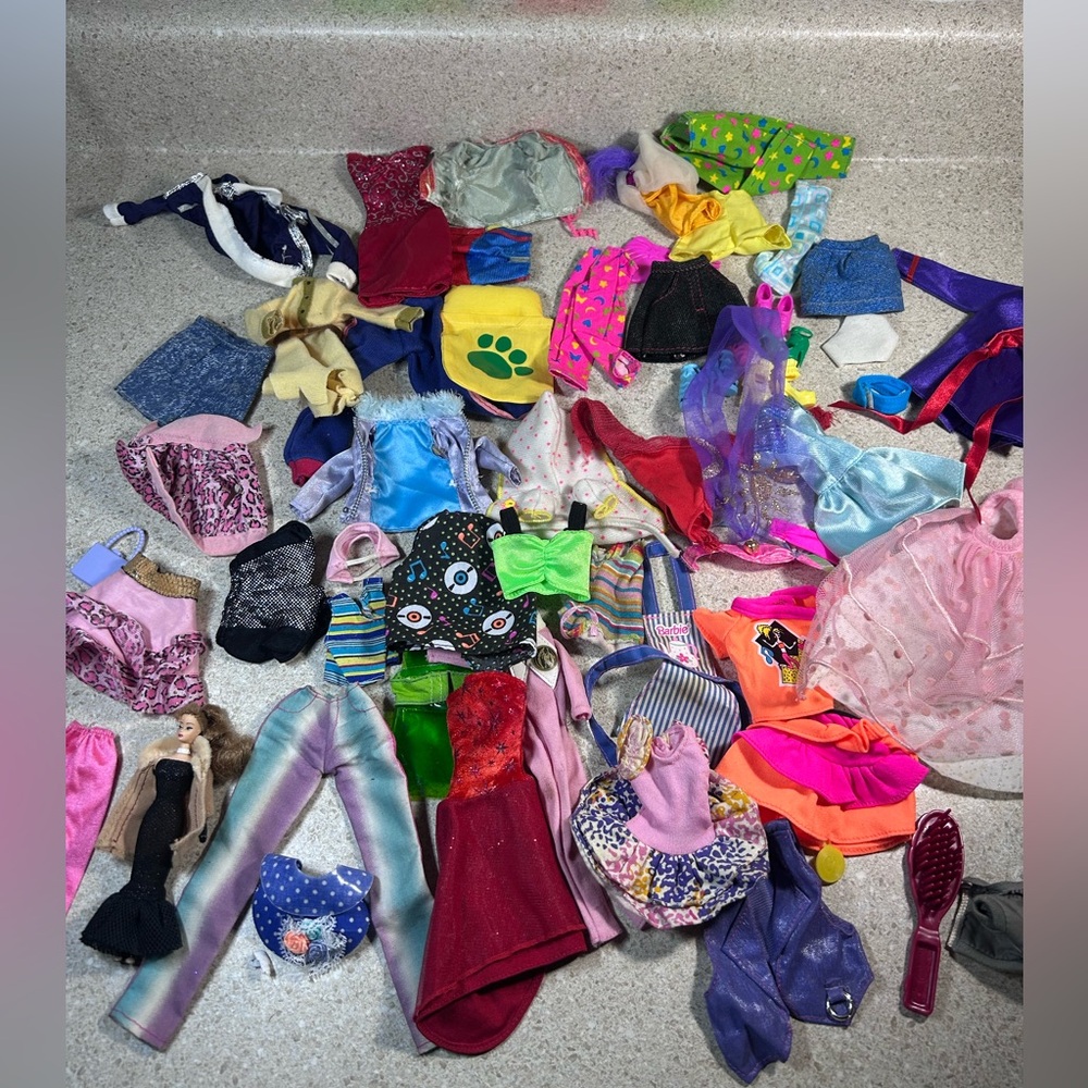 Random Vintage Barbie / Doll Clothing Lot